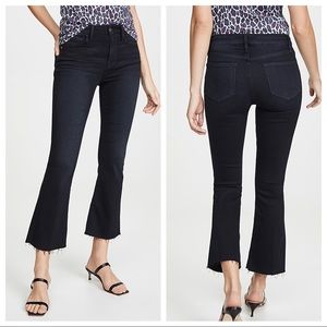 FRAME Le Crop Mini Boot Jeans Fray Raw Hem SZ 25